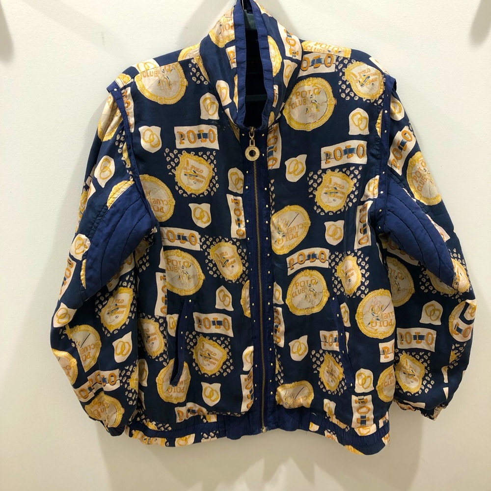 Vintage Moreli Silk Bomber Jacket